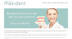 Desktop Screenshot of denturistmaxident.com